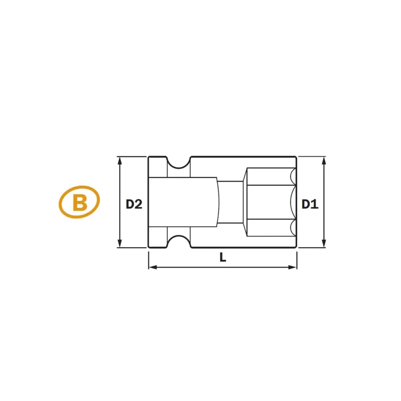3/8" Impact Socket 6PT&12PT
