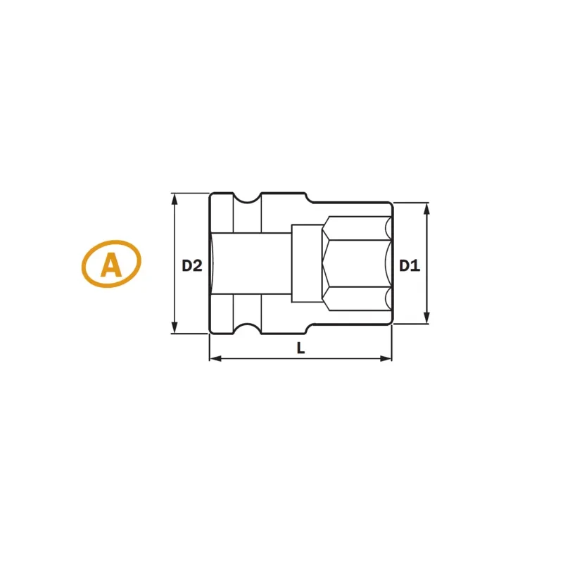 1/4" Extra Short Socket  6PT&12PT