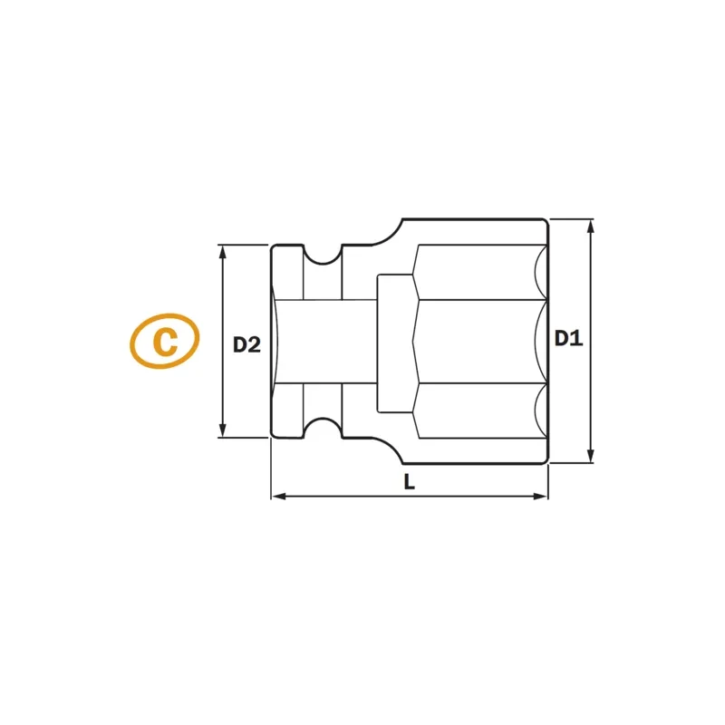 1/2" Impact Socket 6PT&12PT
