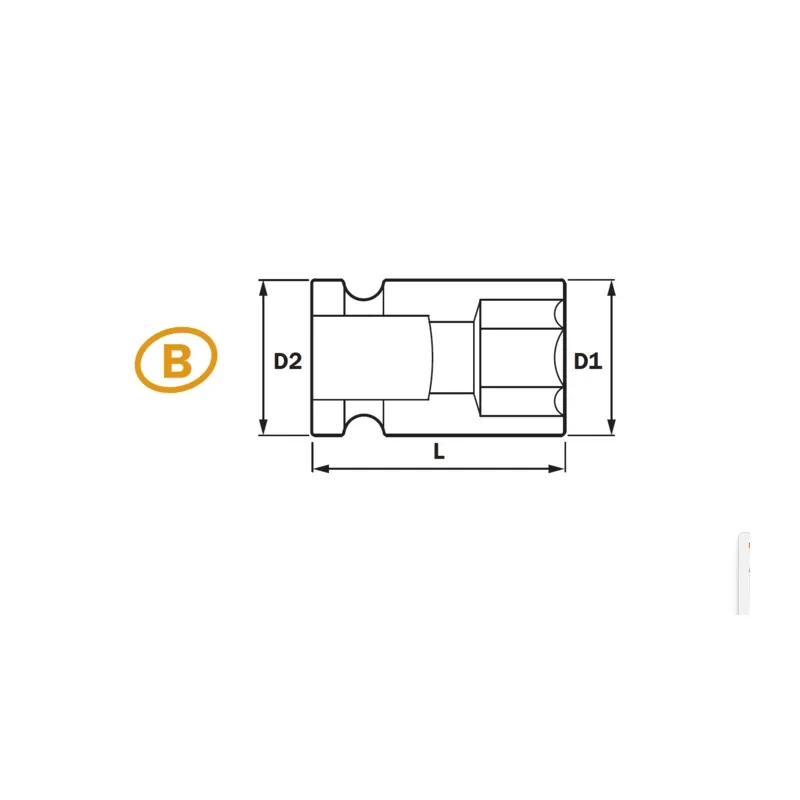3/4" Impact Socket 6PT