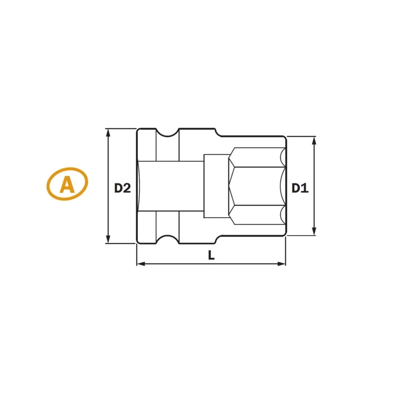 3/8" Impact Socket 6PT&12PT